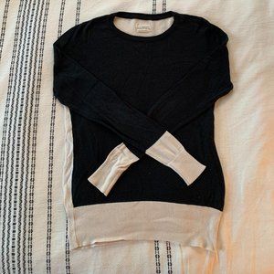 Black & Cream Sweater